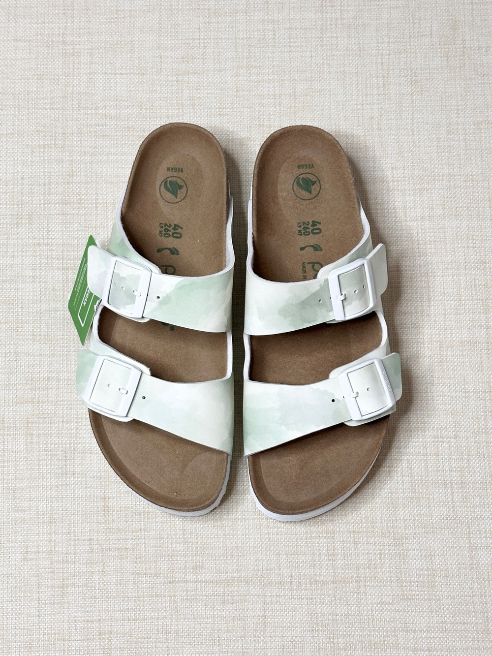 Birkenstock Papillio Arizona Platform Vegan Birko-Flor Sandals Narrow Watercolor